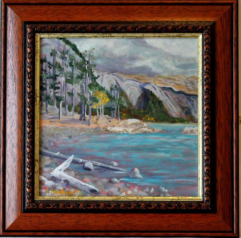 By the lake - framed By the lake - framed