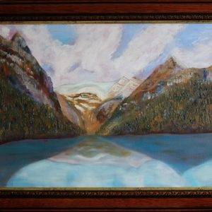 Lake Louise, Alberta framed Lake Louise, Alberta framed