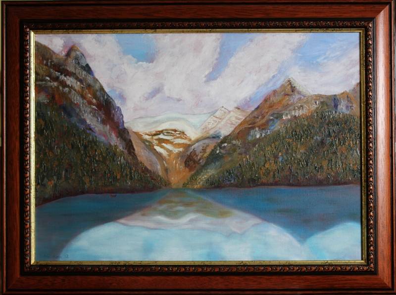 Lake Louise, Alberta framed Lake Louise, Alberta framed