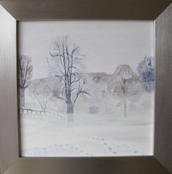 Winter's morning- framed Winter's morning- framed