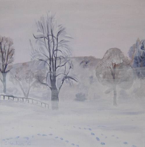 Winter's morning original Winter's morning original